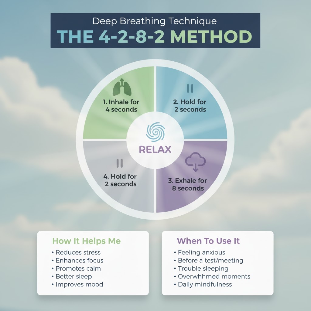 The 4-2-8-2 Breathing Method